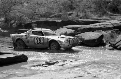 Vic Preston Jr John Lyall Lancia Stratos HF Safari Rally Kenya Mar- Old ...