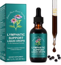 Lymphatic Drainage Drops Liposomal Immune Cleanse Support / Drenaje Linfatico