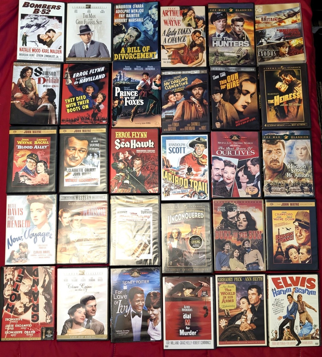Classic Movies DVD Lot-1925-1959 | eBay