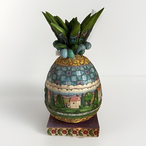 Jim Shore 2006 Pineapple Welcome All Heartwood Creek Figur Village 4007666