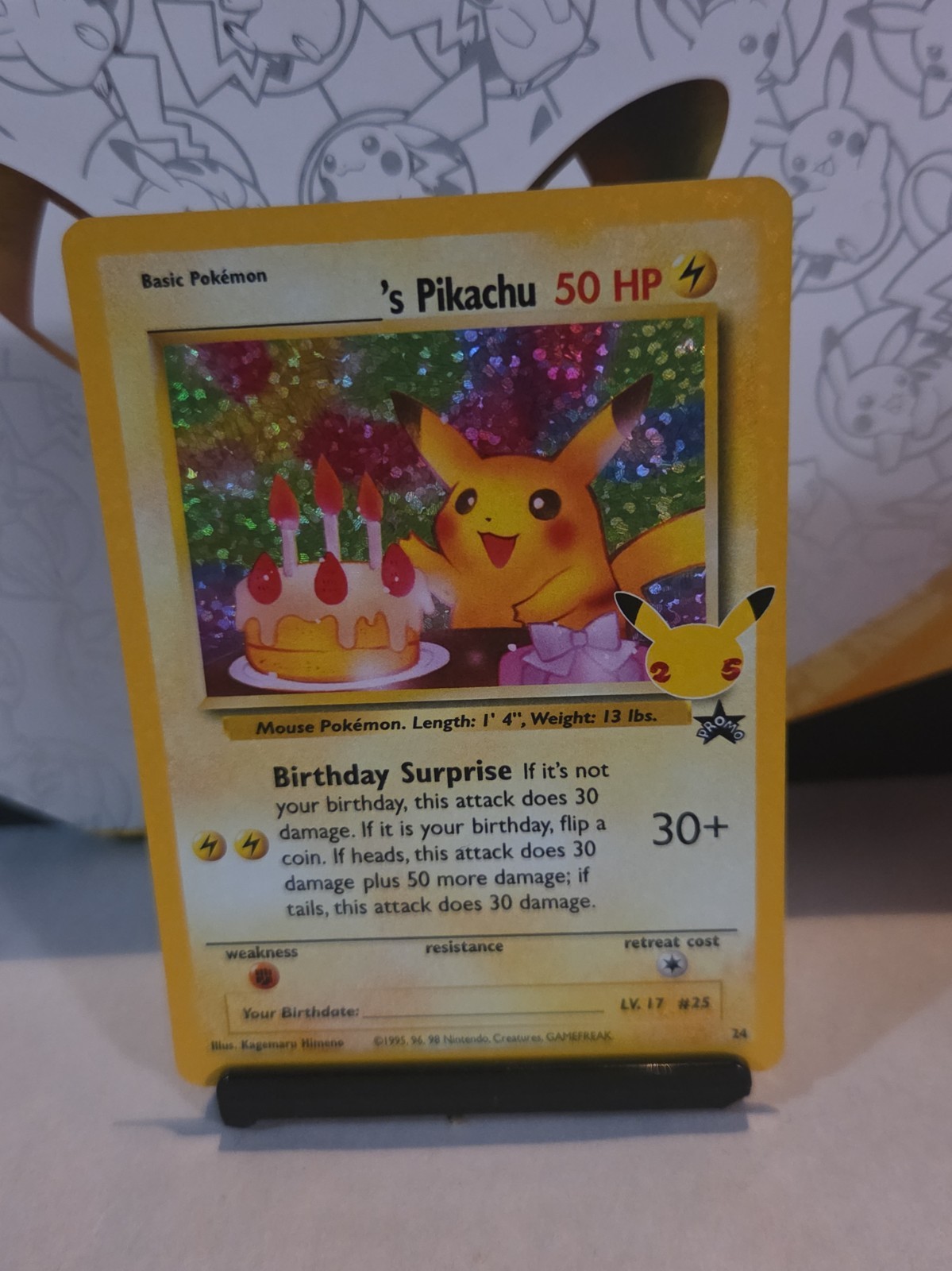 ______'s Pikachu 24/53 Celebrations: Classic Collection Holo