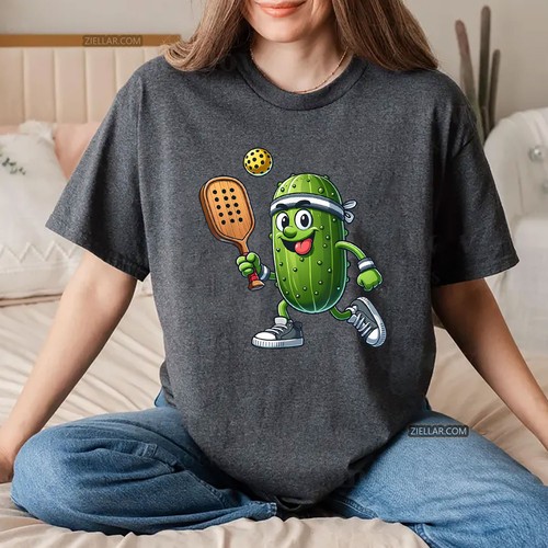 Funny Pickleball Player T-Shirt Paddle Ball Lover Vintage Sports Graphic Tee Gif - Picture 7 of 11