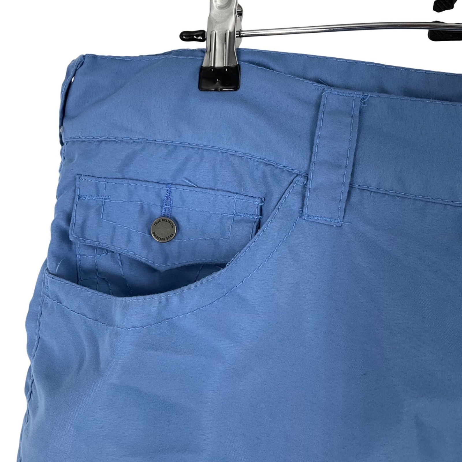 True Religion Mens Swimwear Board Shorts trunksDigital Blue 36W lightweight thumbnail 14