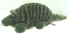 VINTAGE Aurora GRAY ARMADILLO 15" Plush STUFFED ANIMAL Toy