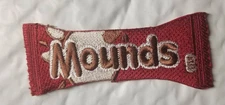 Mounds Bar Embroidered Patch  approx 1.5x3.75"