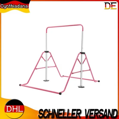 MARKENLOS Kinder Gymnastik Bar Kids Horizontale Gym Training Bar Höhenverstellbar 100kg}