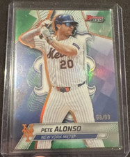 Topps 2019 Bowman's Best Pete Alonso #32 Green Refractor Rookie /99 Mets