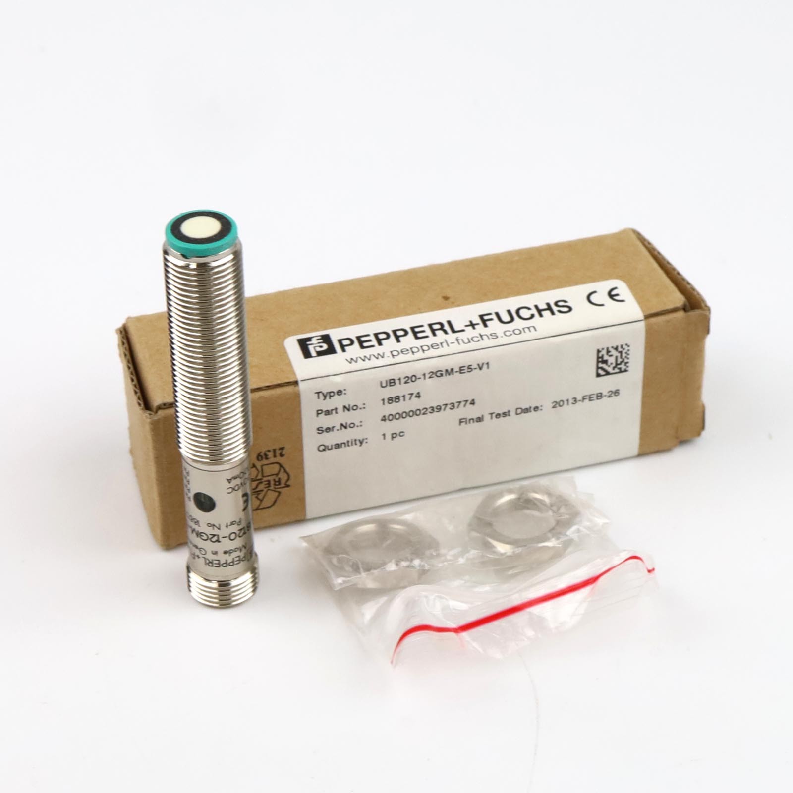 Pepperl+Fuchs Ultraschallsensor UB120-12GM-E5-V1 188174 OVP