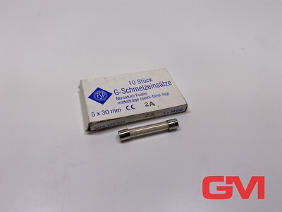 VE 10x FSP G-Schmelzeinsätze mittelträge 5x30mm 2A miniature fuses Serie 130.000