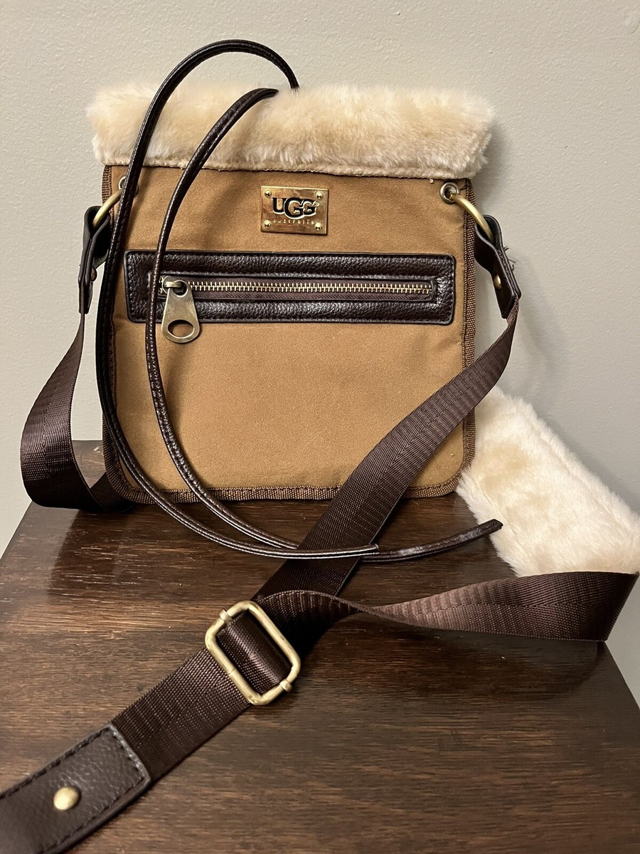 Ugg Shearling Cross-body Bag Like-New! | eBay