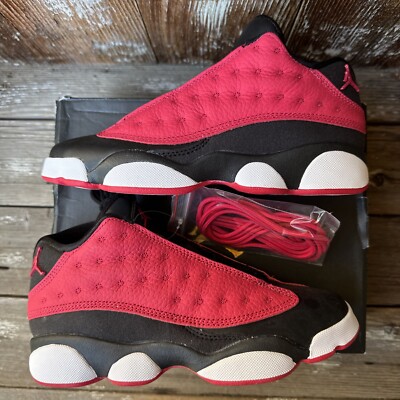 Nike Air Jordan 13 Retro Low (GS) Sz Black/Very Berry DA8019-061 Unisex 