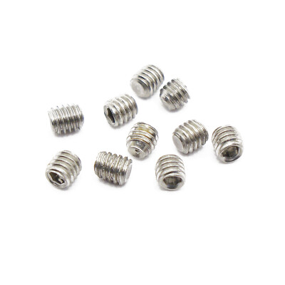 M2.5 x 2.5mm, Socket Set Screws Cup Point, A2 304 18-8, Stainless Steel