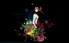 Anime girls kuchiki rukia bleach looking at viewer women Playmat Gaming Mat Desk