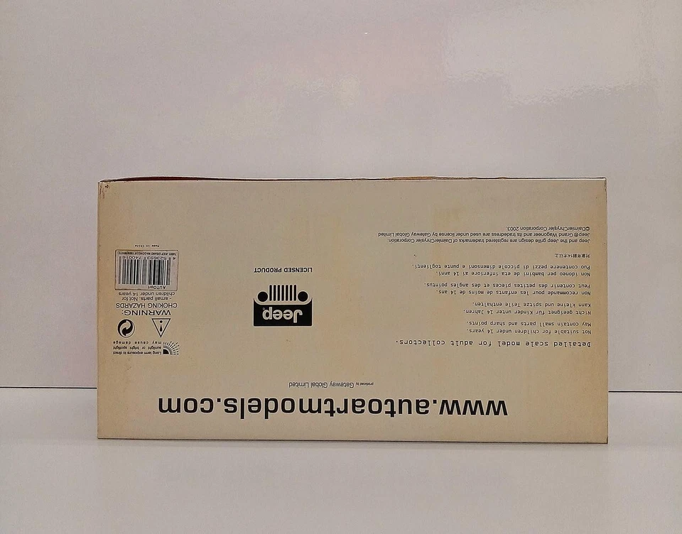1/18 AUTOart Jeep Grand Wagoneer White Brown w/ Box From Japan Model Car - Image 3 of 4