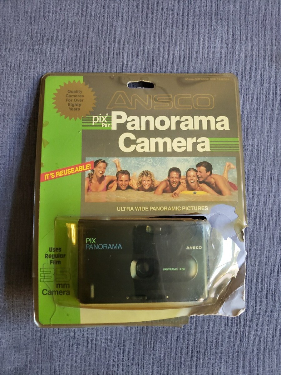Vintage 35mm Camera Ansco Pix Panorama Reusable Film PP-10