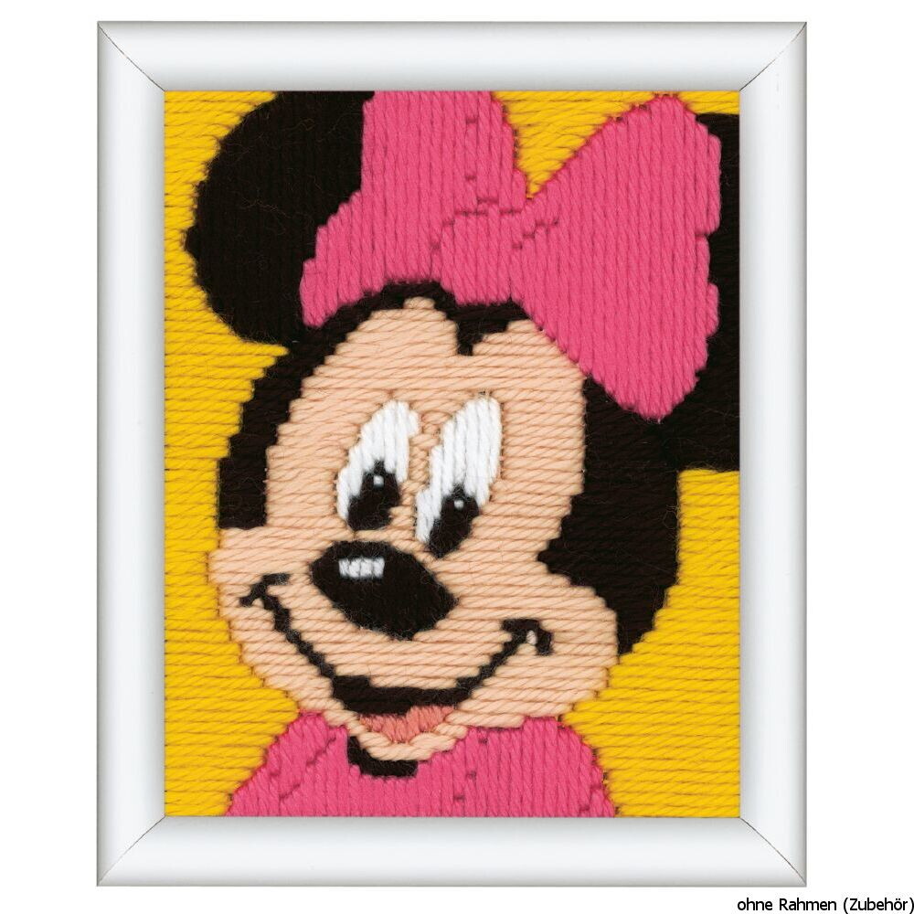 Vervaco Long stitch kit stamped Disney Minnie Mouse, DIY