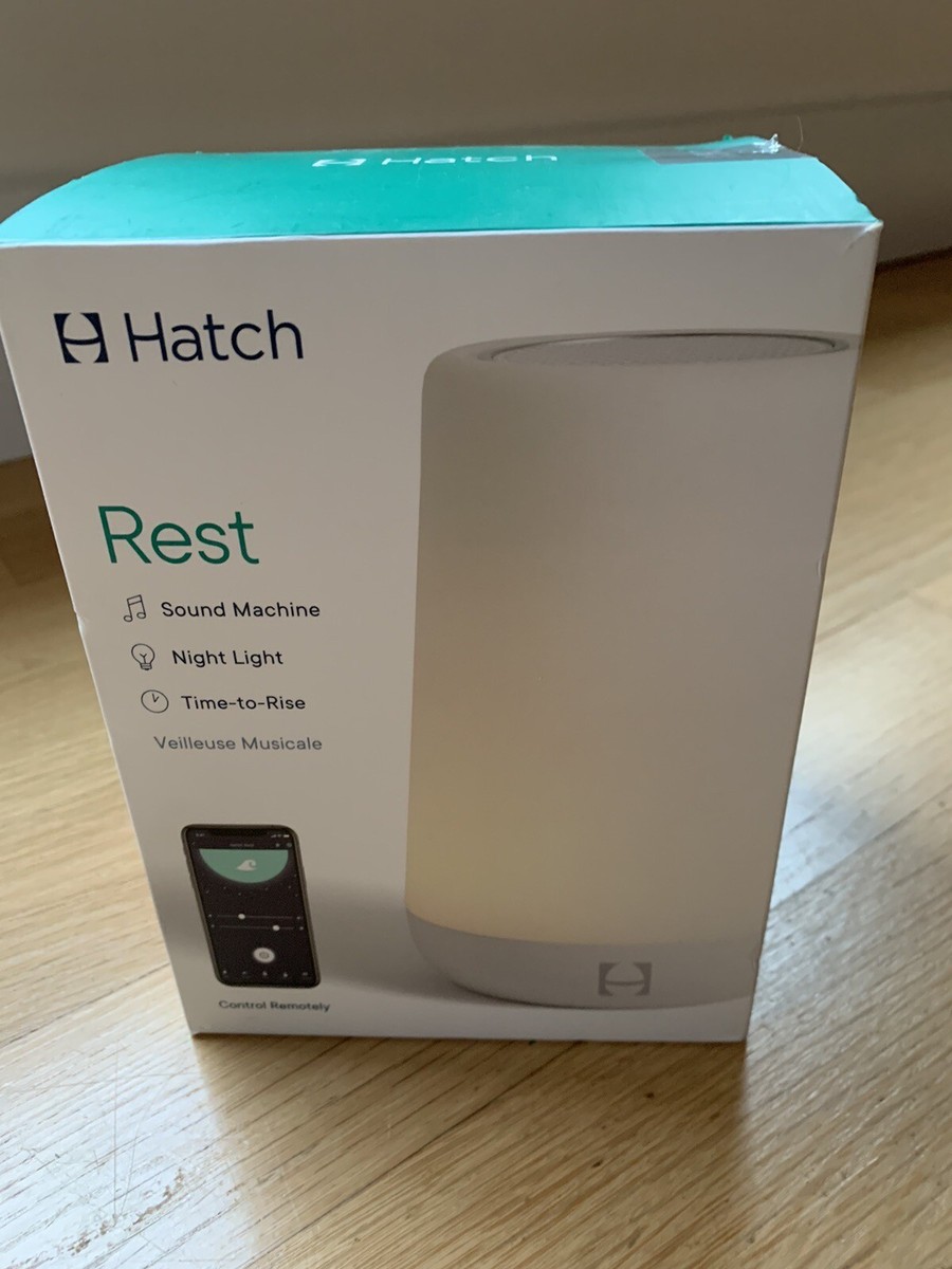 Hatch Rest Sound Machine, Night Light Time-to-Rise (no Power Cord)