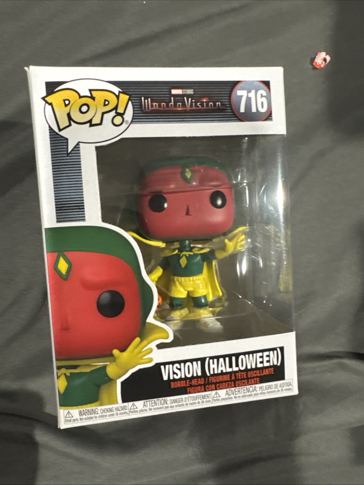 Como Nuevo Wandavision Halloween Vision Funko Pop! Figura Vinilo #716
