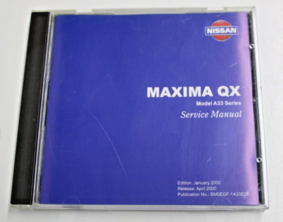 Werkstatthandbuch auf CD Nissan Maxima QX Typ A33, Reparatur Anleitung, Handbuch