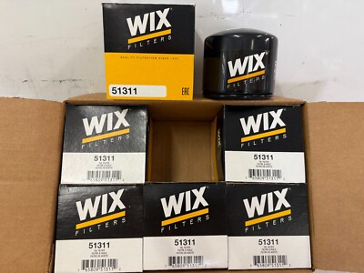 CASE OF 6 Wix Premium Engine Oil Filter - Turbo 51311