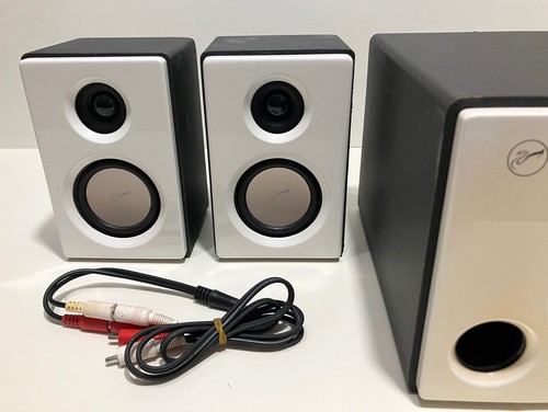 Swans M10 2.1 White Bluetooth Powered Computer Bookshelf Speaker with Subwoofer - Bild 3 von 7
