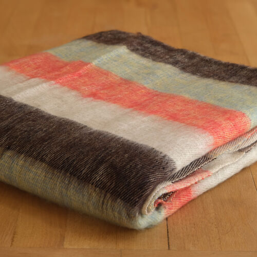 Wool Blanket Yak Colourful 220 115 Meditationsdecke Gift Soft Warming Handmade - Picture 87 of 107