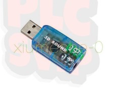 CM108 Chipset USB 2.0 to 3D AUDIO SOUND CARD ADAPTER VIRTUAL 5.1 CH Sound Track