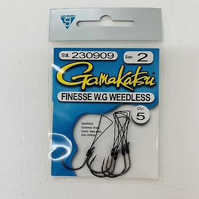 Gamakatsu - Finesse Wide Gap Weedless Hook 1