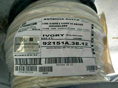 Carol 92151A 24/5C+16/2C Composite Antenna Rotor Cable CMX/CMR Outdoor ONT/48ft