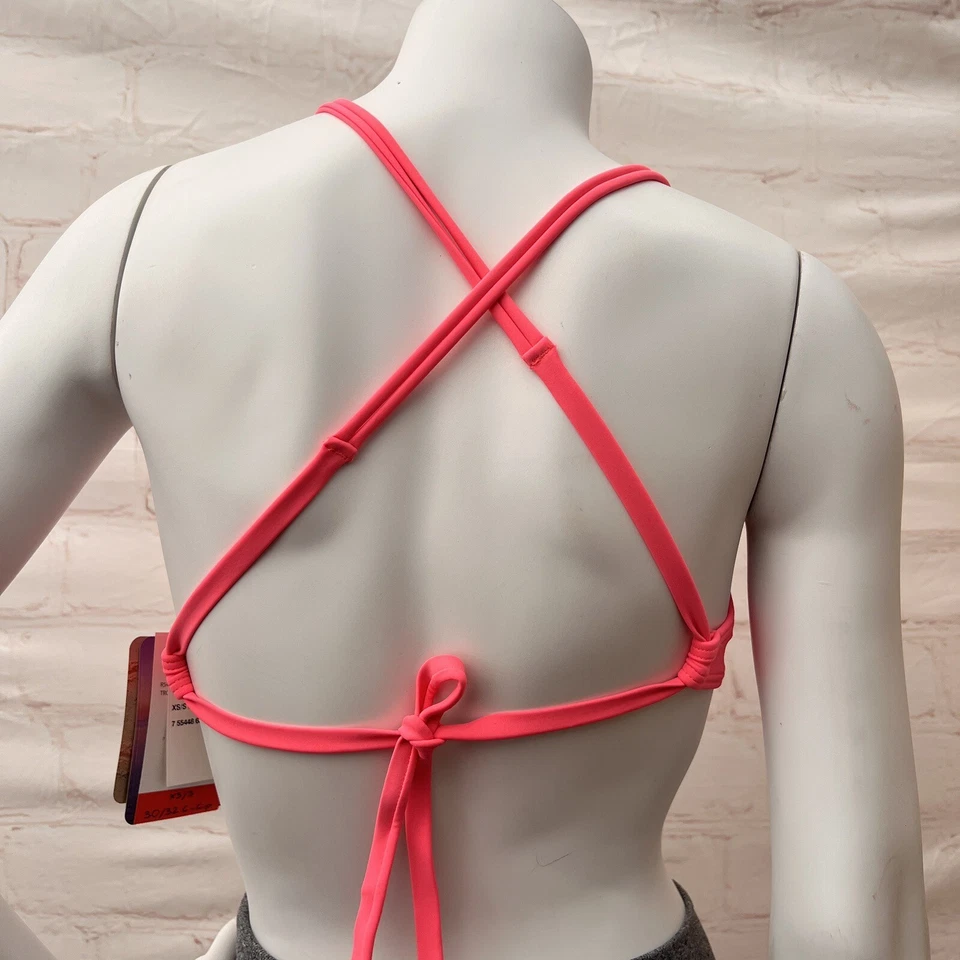 女式标准多肩带粉色比基尼上衣泳装 XS/S 30/32 C 杯 — 第 2/4 张图片