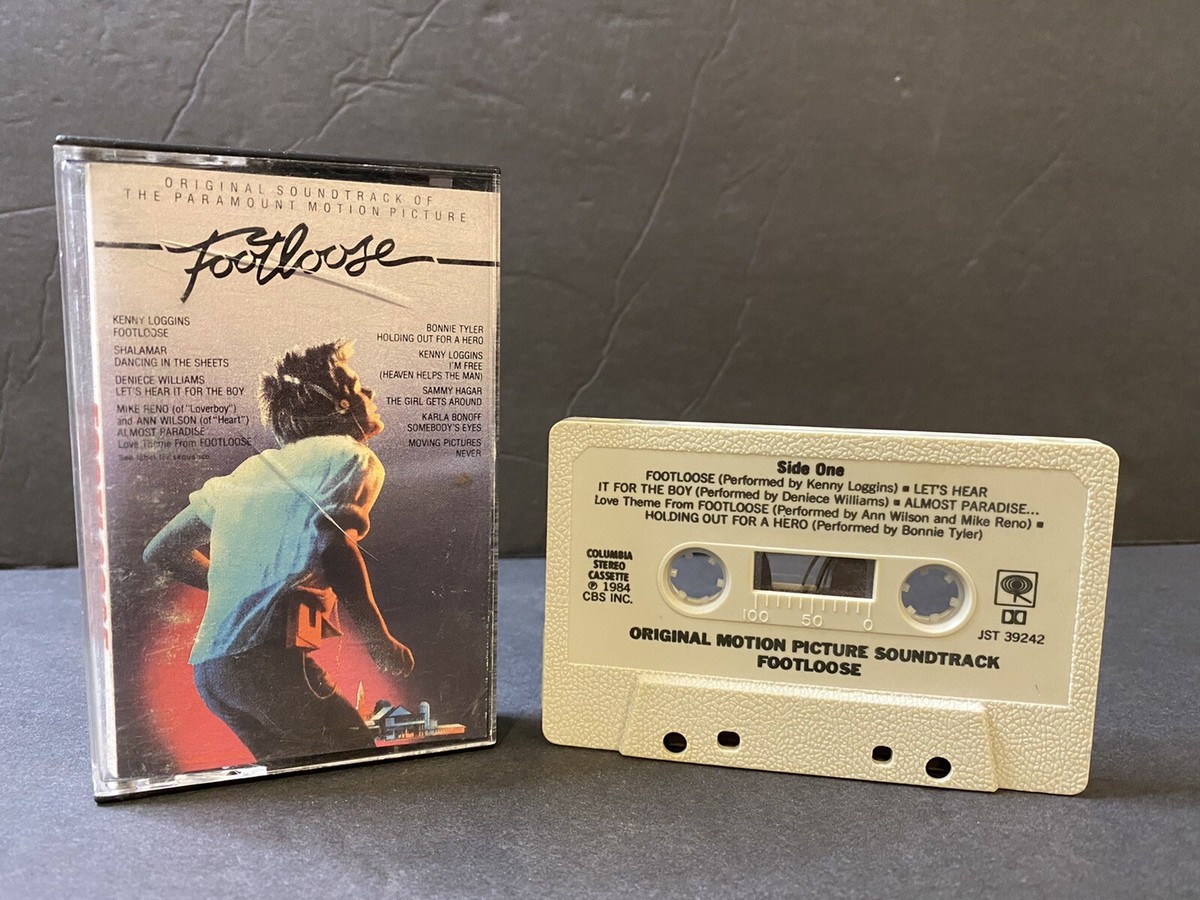 FOOTLOOSE Soundtrack Cassette Tape OG 1984 KENNY LOGGINS