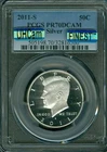 2011 S KENNEDY SILVER HALF DOLLAR PCGS PR70 MAC UHCAM  MAC FINEST & SPOTLESS *