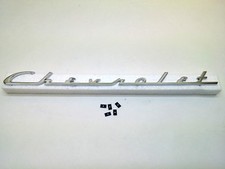 Trunk Emblem Script Chevrolet 1954 Chevy Belair 210 150