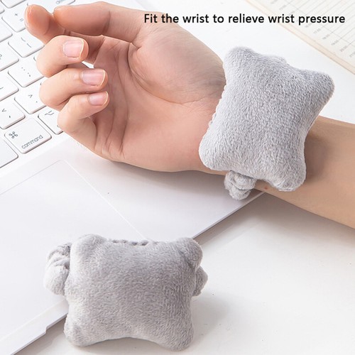 Plush Hand Pillow Mouse Wrist Guard Mouse Wrist Band Support Cushion - Photo 3/19