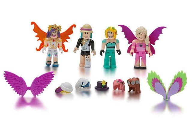 Roblox Fashion Icons Mix Match 11 Pc Set Celebrity Collection 4 Figures Wings - 
