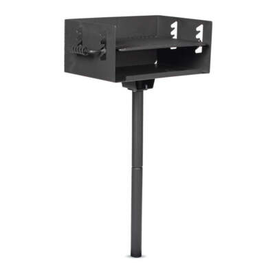 Ash & Ember Park Style Charcoal Grill, 384 Sq. In Single Post Outdoor Grill