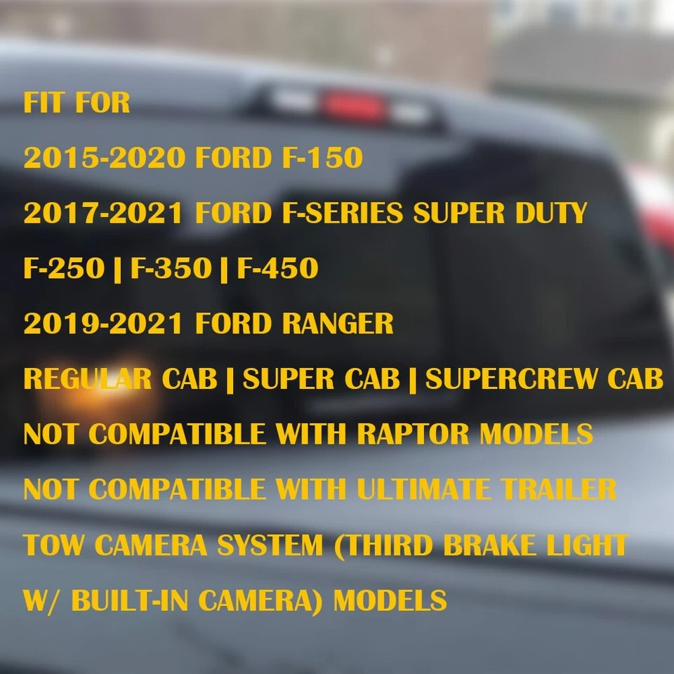 Tercera barra de luz de carga de freno AUXITO para F-150 Ford F-250 F-350 F-450 Foto 2 de 4