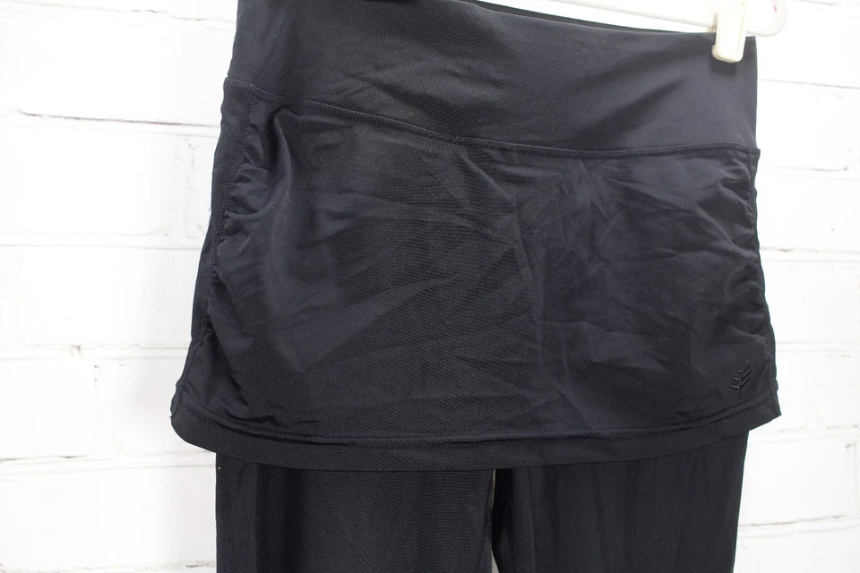 Coolibar Falda Capri Leggings Traje de Baño UPF 50+ Ropa Activa Mujer S Negro 03261 Foto 2 de 4