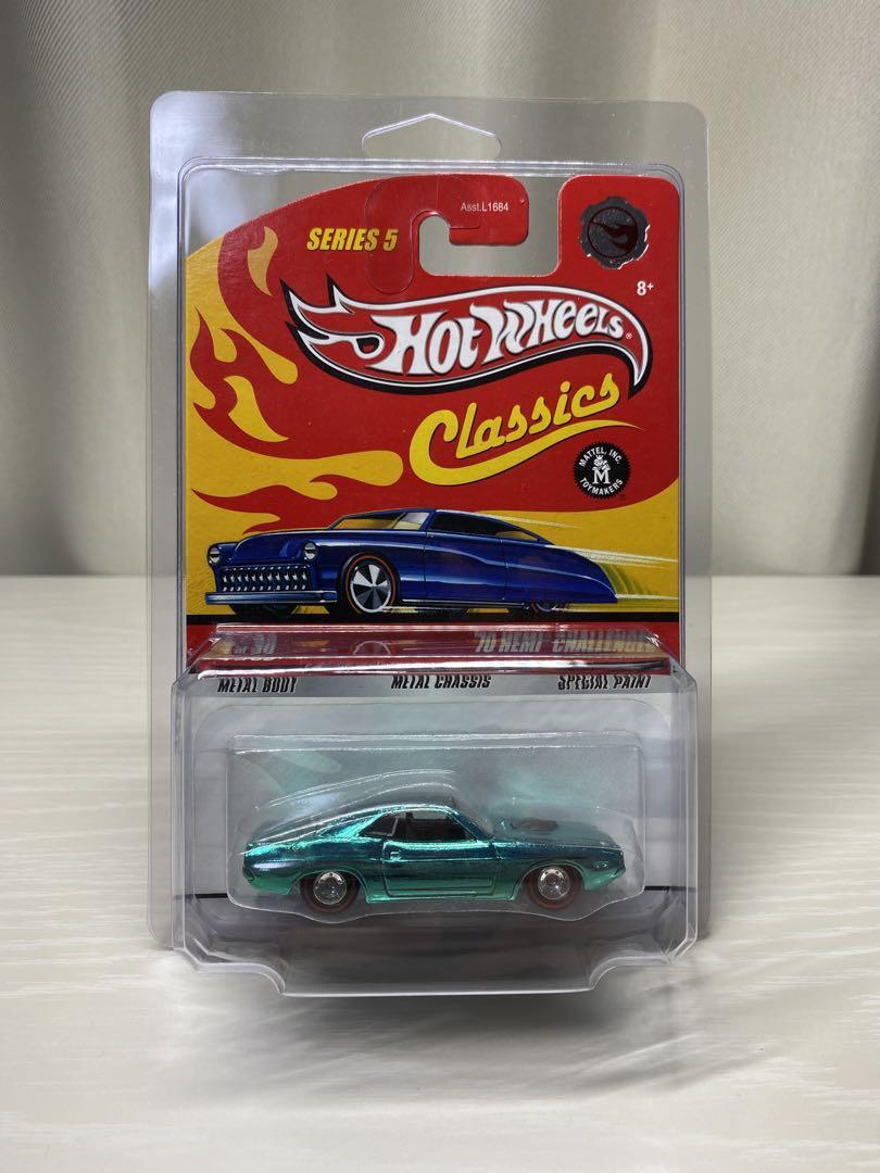 ホットウィール クラシックス '70 ヘミ チャレンジャー チェイス Hot Wheels Classics '70 Hemi Challenger Chase | eBay