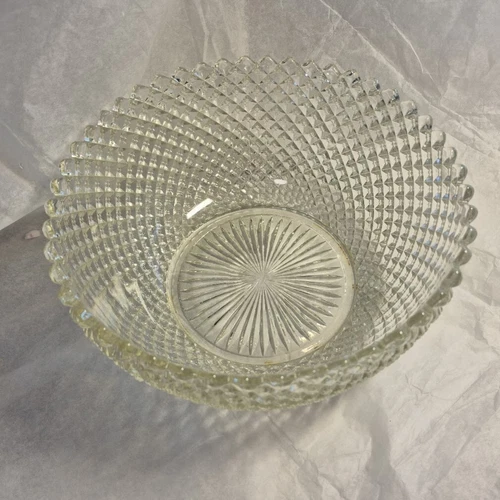 Anchor Hocking Depression Glass Miss America Large Fruit Serving Bowl