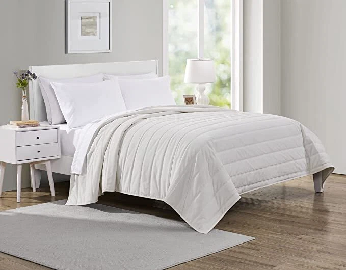 Tahari Home Queen Quilt Ultra Soft Quilted Velvet Bedding eBay