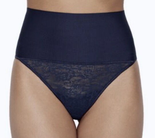 MAIDENFORM Cool Comfort Tame Your Tummy Lace Thong Control Panty Sz S M L XL 2XL