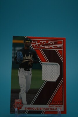 2023 Panini Future Threads /199 Relic Enrique Bradfield Jr.