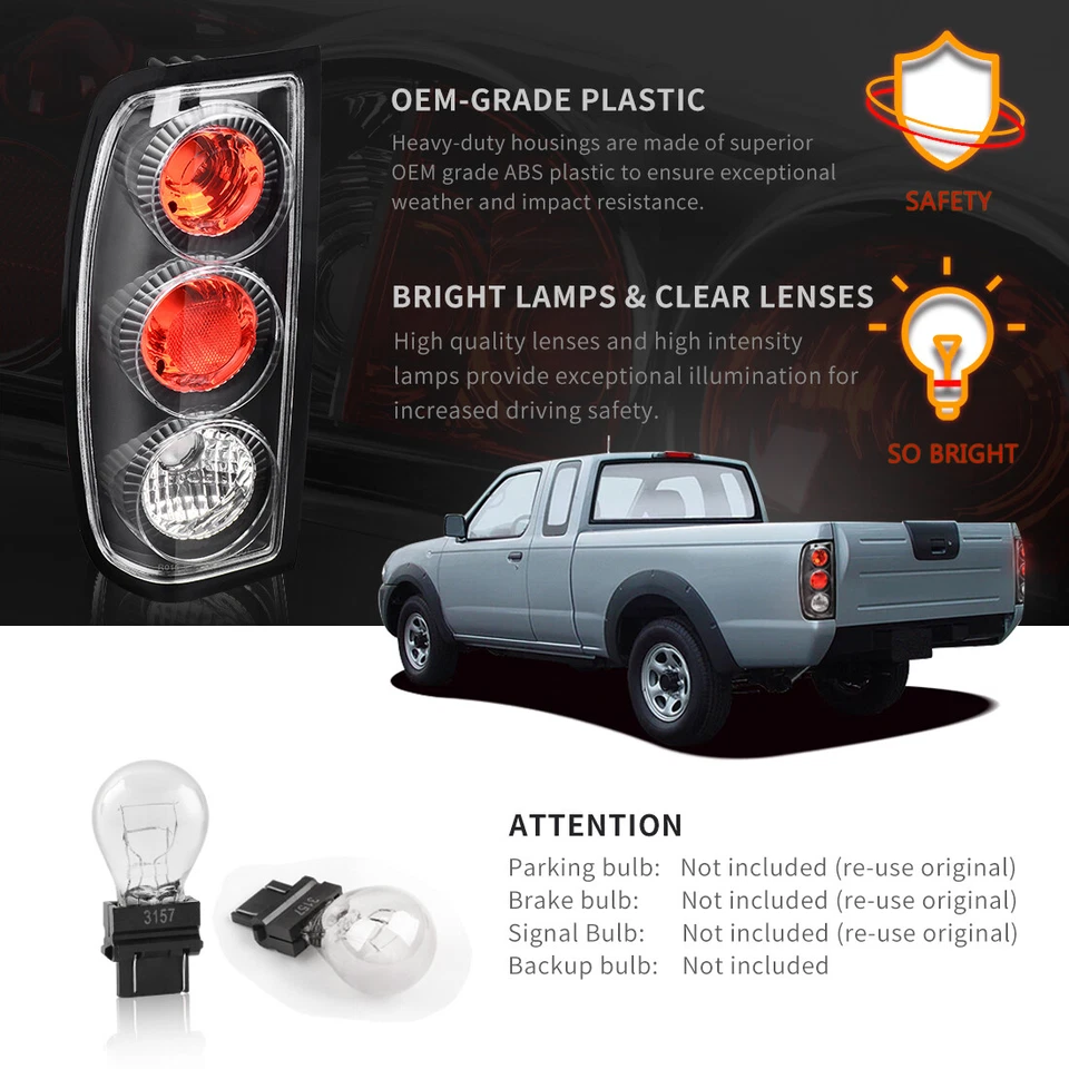 Luces traseras para camioneta Nissan Frontier Altezza 1998-2004 Foto 3 de 4