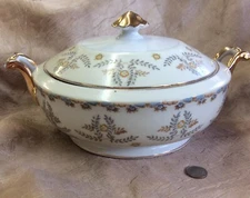 Beautiful Vintage Wexford China Covered Serving Dish Made In Japan