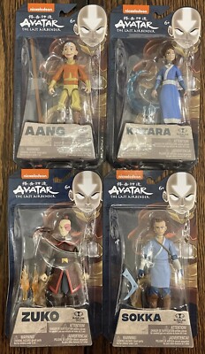  Avatar Last Airbender AANG KATARA SOKKA ZUKO ALL FOUR EXCLUSIVE 2012 McFarland