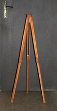 Soviet Wooden Tripod Sliding Tripod Telescopic  for Camera  Vintage