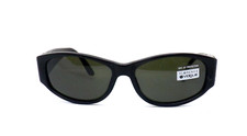 Women's Vintage Vogue VO 2145 Black Plastic Sunglasses Made in Italy 90s