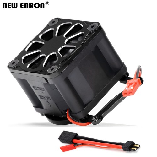 Aluminium Heat Sink Cooling Motor Fan 3483 For 1/8 TRAXXAS Monster SLEDGE 95076 - Picture 29 of 66