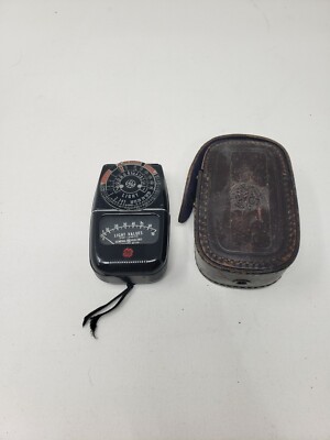 Light Meter GE General Electric Exposure Type DW-48W/ Case